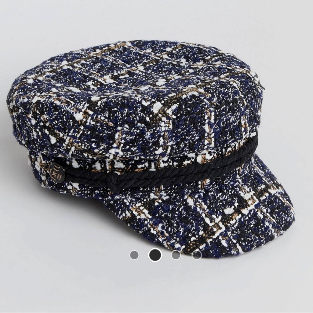 Tweed Baker Boy Hat